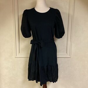 New! Evereve Nation LTD - Evangeline Belted Mini in Jet Black Medium